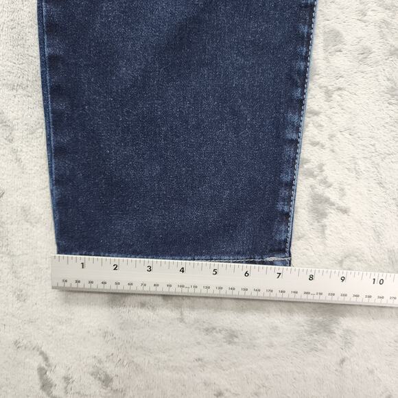 Bandolino Blu Jeans Womens 12 Blue Harper Mid Rise Crop Capri Slim Leg Stretch - Picture 12 of 13
